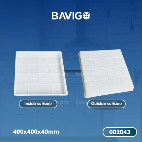 Concrete wall cladding tile mold 002059 02