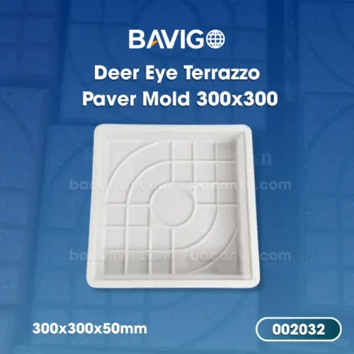 Deer eye terrazzo paver mold 300-002032 01