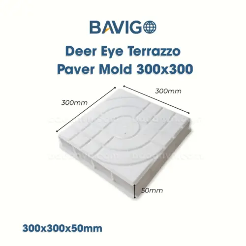 Deer eye terrazzo paver mold 300-002032 03