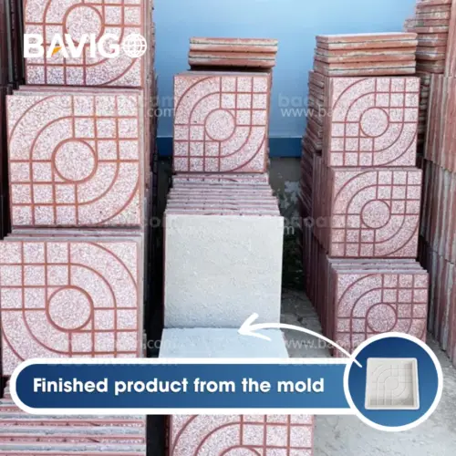 Deer eye terrazzo paver mold 300-002032 04