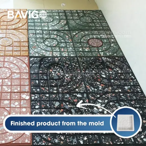 Deer eye terrazzo paver mold 300-002032 05