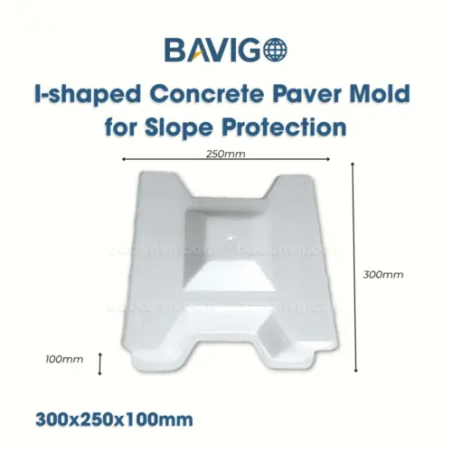 i-shaped concrete paver mold for slope protection 004067 02