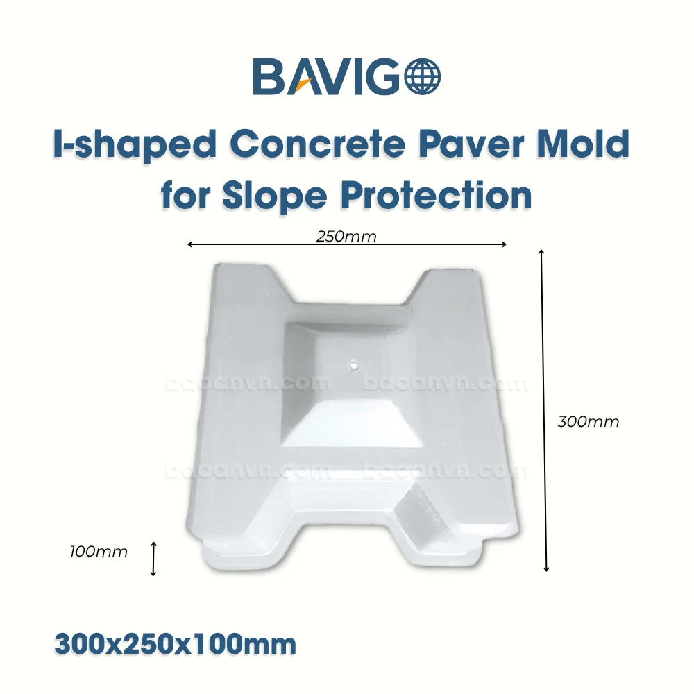 i-shaped concrete paver mold for slope protection 004067 02