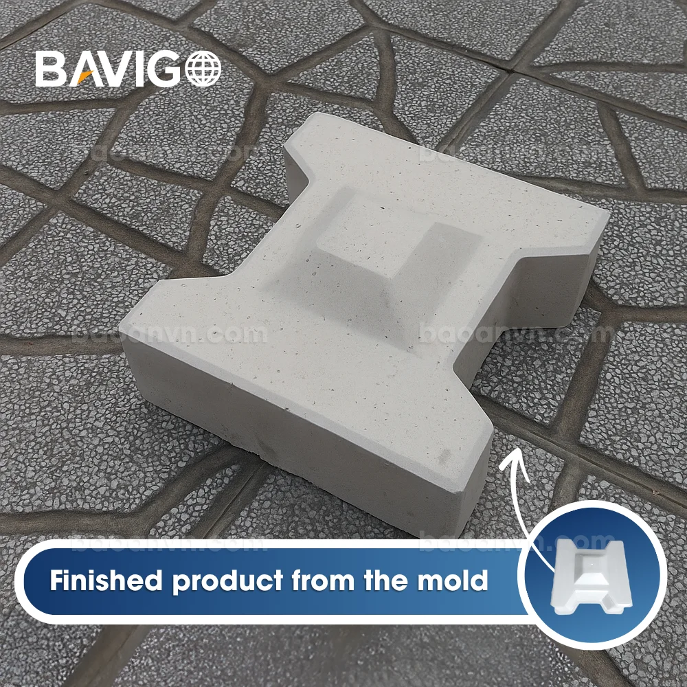 i-shaped concrete paver mold for slope protection 004067 04