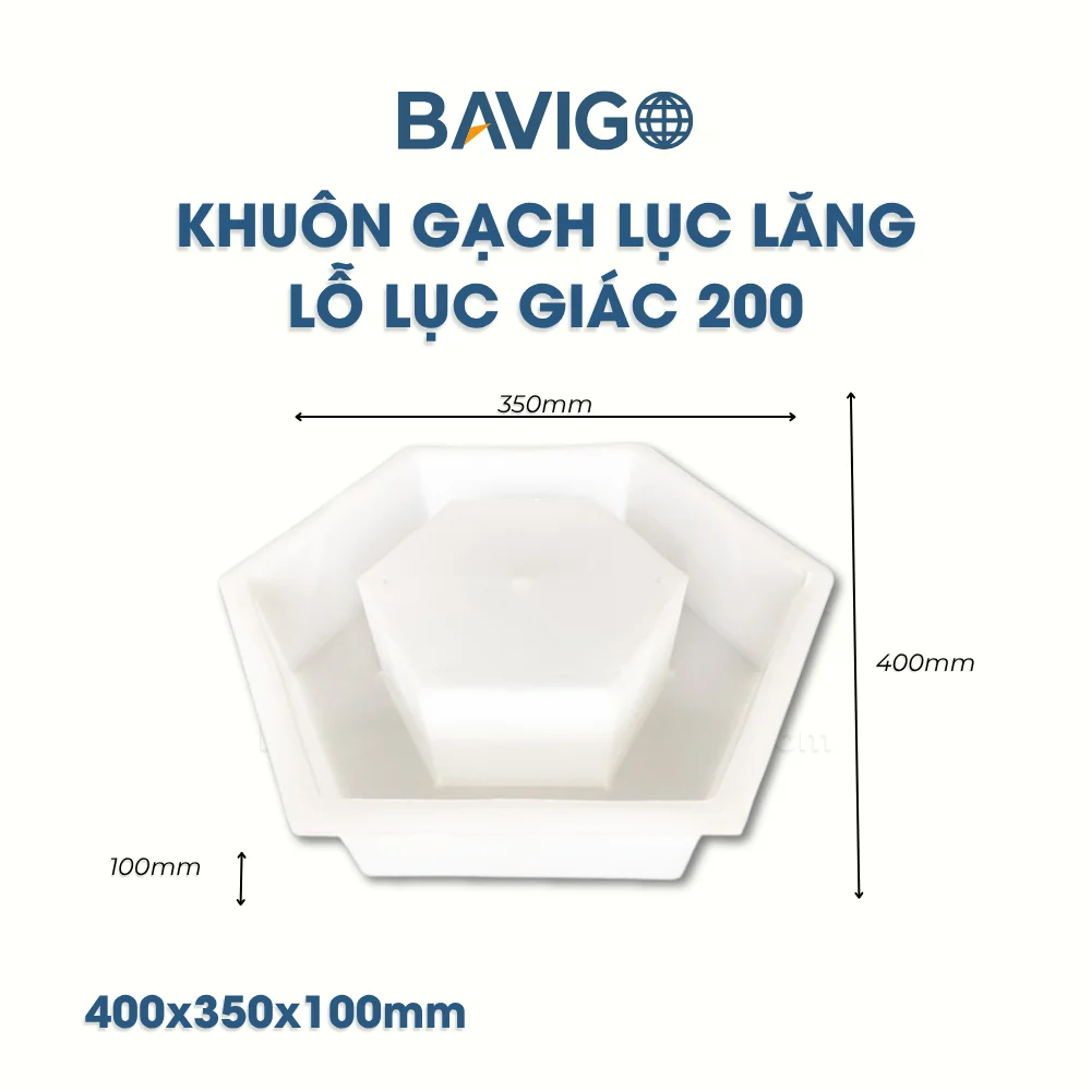 Khuôn gạch lục lăng lỗ lục giác 200 004070 02