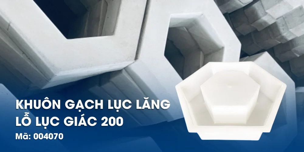 Khuôn gạch lục lăng lỗ lục giác 200 004070 04