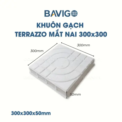 Khuôn gạch terrazzo mắt nai 300-002032 03