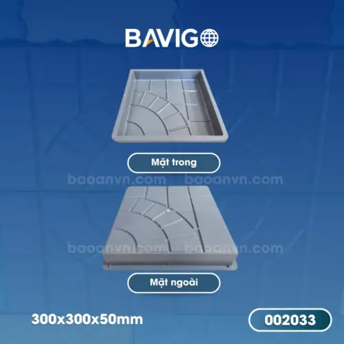 Khuôn gạch Terrazzo rẻ quạt 3 vòng 002033 02