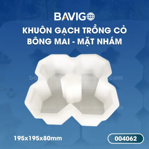 Khuôn gạch trồng cỏ bông mai mặt nhám 004062 01
