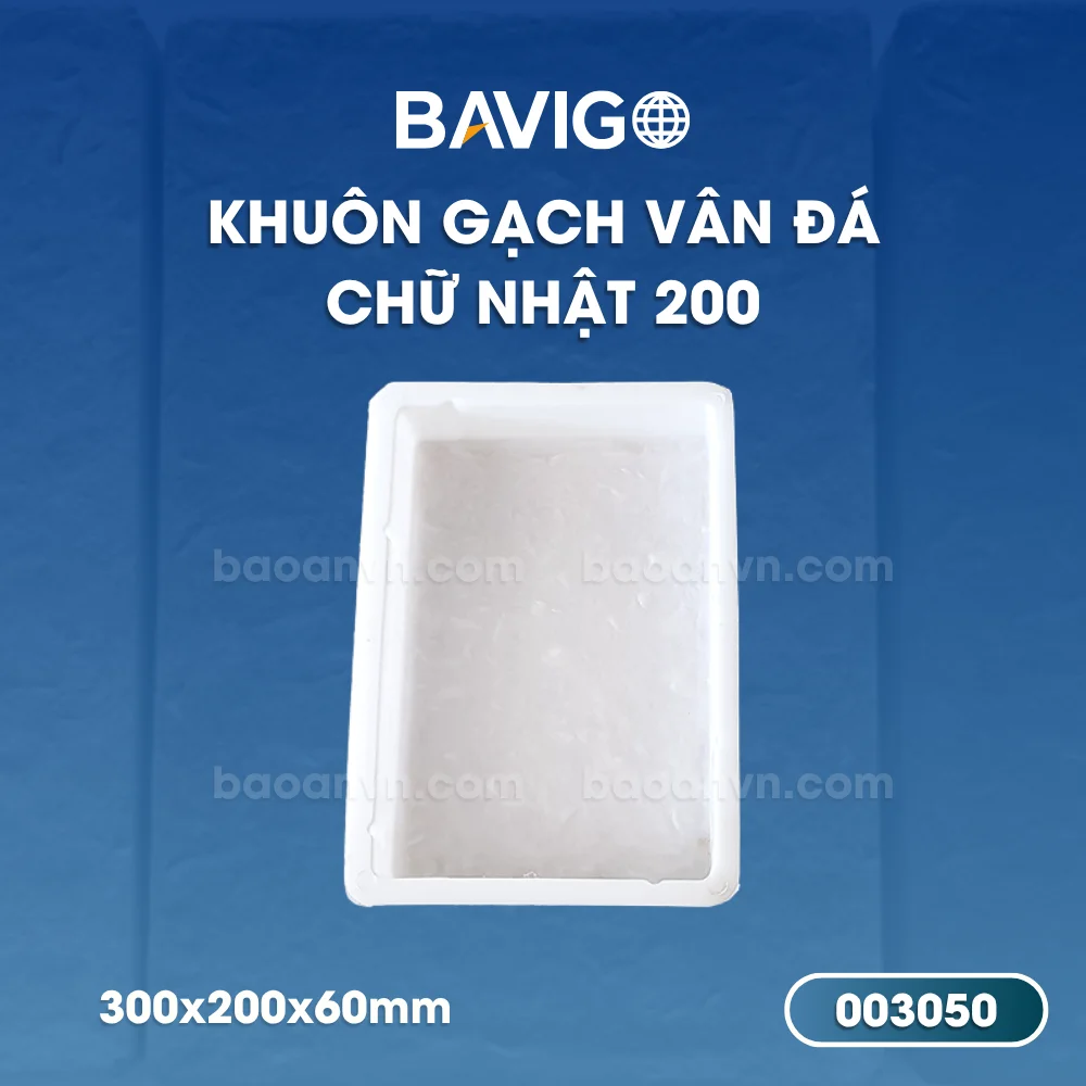 Khuôn gạch vân đá chữ nhật 200 003050 01