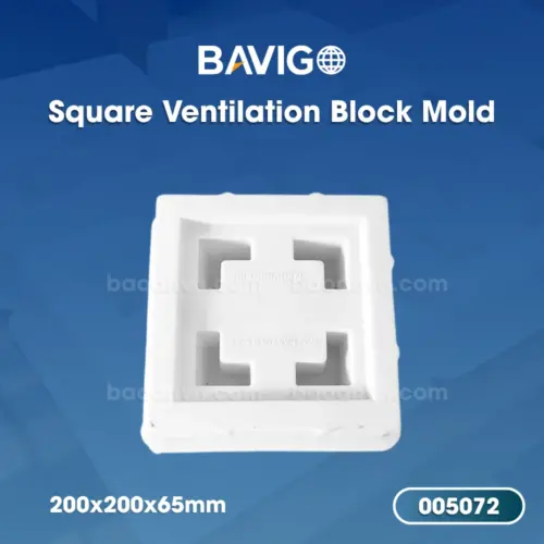 Square ventilation block mold 005072 01